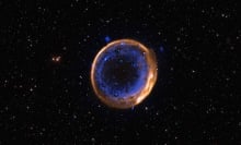The Very Large Telescope imaged a supernova remnant that shows the star exploded twice.