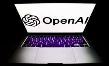 OpenAI logo didsplayed on a laptop screen is seen in this illustration photo taken in Poland on November 25, 2025. 