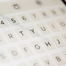 Text message keyboard