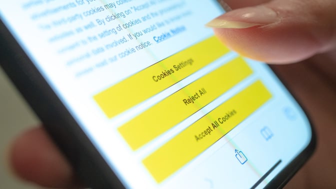 Cookie consent pop-up