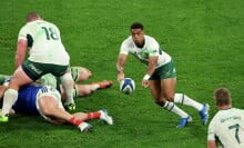 Grant Williams of Team South Africa in action 