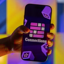 Connections game on a smartphone