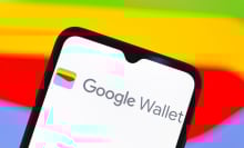 Google Wallet on a screen.