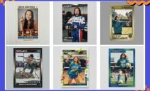 collage of sports cards created by gemini nano banana