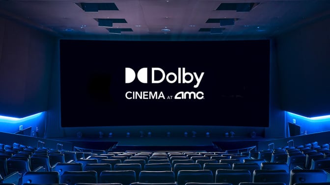 Movie theatre seats and big screen