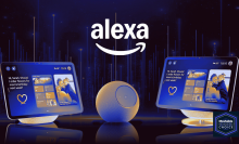 Echo devices under alexa logo