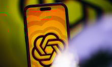 openai chatgpt logo on phone screen