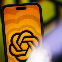 openai chatgpt logo on phone screen