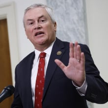 House Oversight Committee Chairman Rep. James Comer (R-KY) speaks to the media