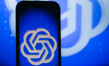 the chatgpt logo on a smartphone screen