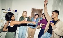 Amita Rao, Lucy Freyer, Malik Elassal, Jack Innanen, and Owen Thiele in "Adults."