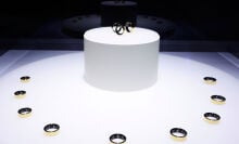 Samsung Galaxy Rings on display