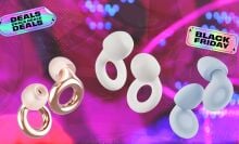 loop experience 2, quiet 2, and dream earplugs on pink background