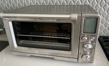 silver Breville toaster oven