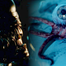 Alien: Earth's Xenomoprh side by side with the T Ocellus