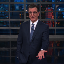 Stephen Colbert brilliantly breaks down Trump's laugh-filled UN appearance