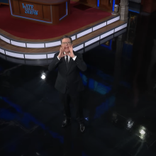 Stephen Colbert presents "The Late Show."