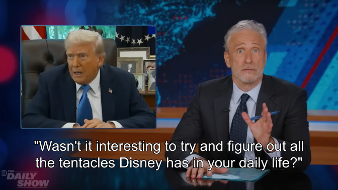 Jon Stewart on "The Daily Show."