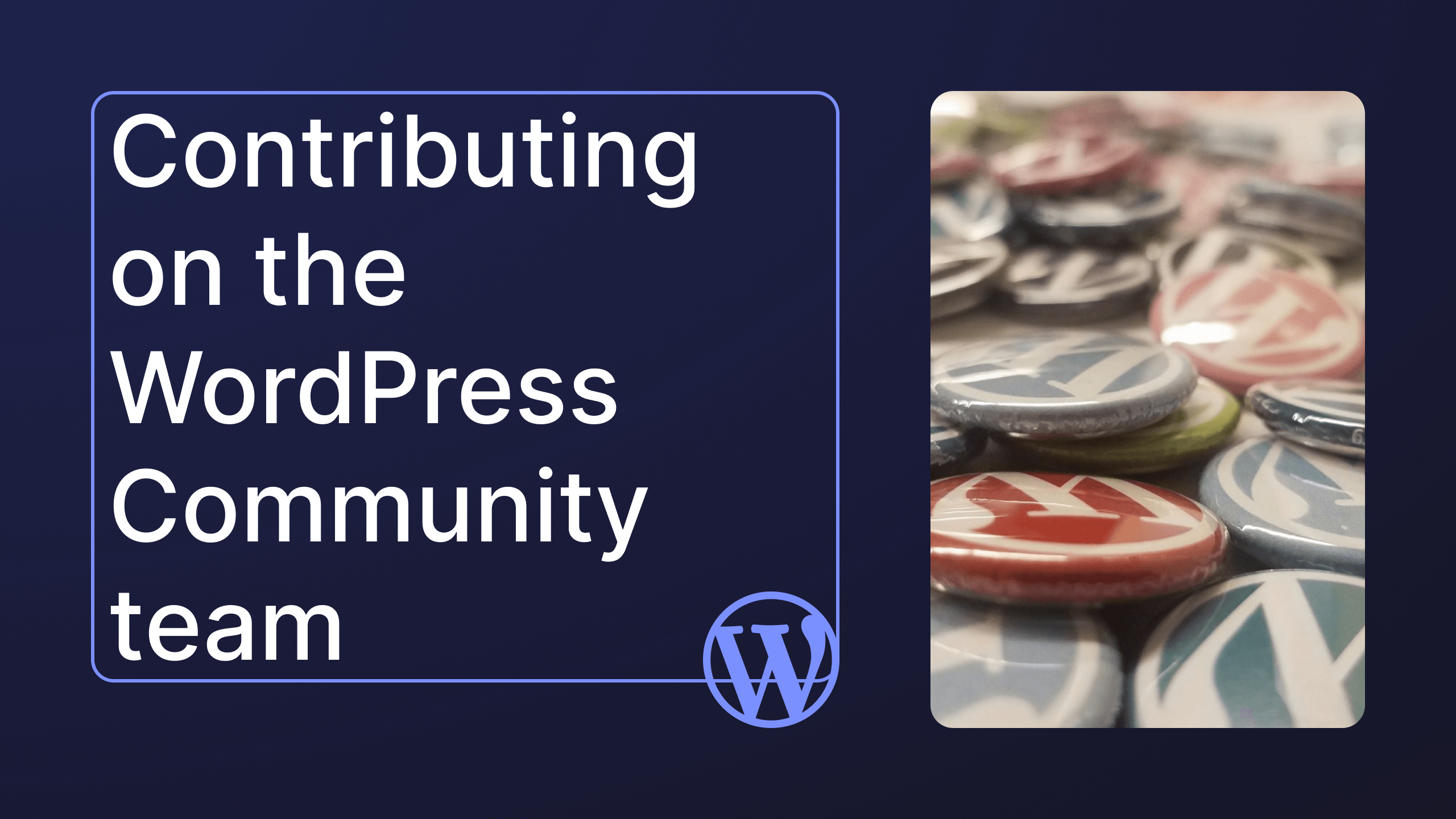 Contributing on the WordPress Community Team