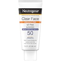 Neutrogena Clear Face Sunscreen Lotion, SPF 50, 3oz Deals