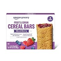 8ct Amazon Grocery Mixed Berry Fruit & Grain Cereal Bar 1.3oz Deals