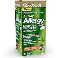 365ct GoodSense All Day Allergy Cetirizine Hydrochloride Tablets 10mg Deals
