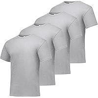 4-Pack Hanes Mens Essentials ComfortSoft Crewneck Cotton T-Shirts Deals