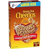 Honey Nut Cheerios Heart Healthy Gluten Free Breakfast Cereal 15.4oz Deals