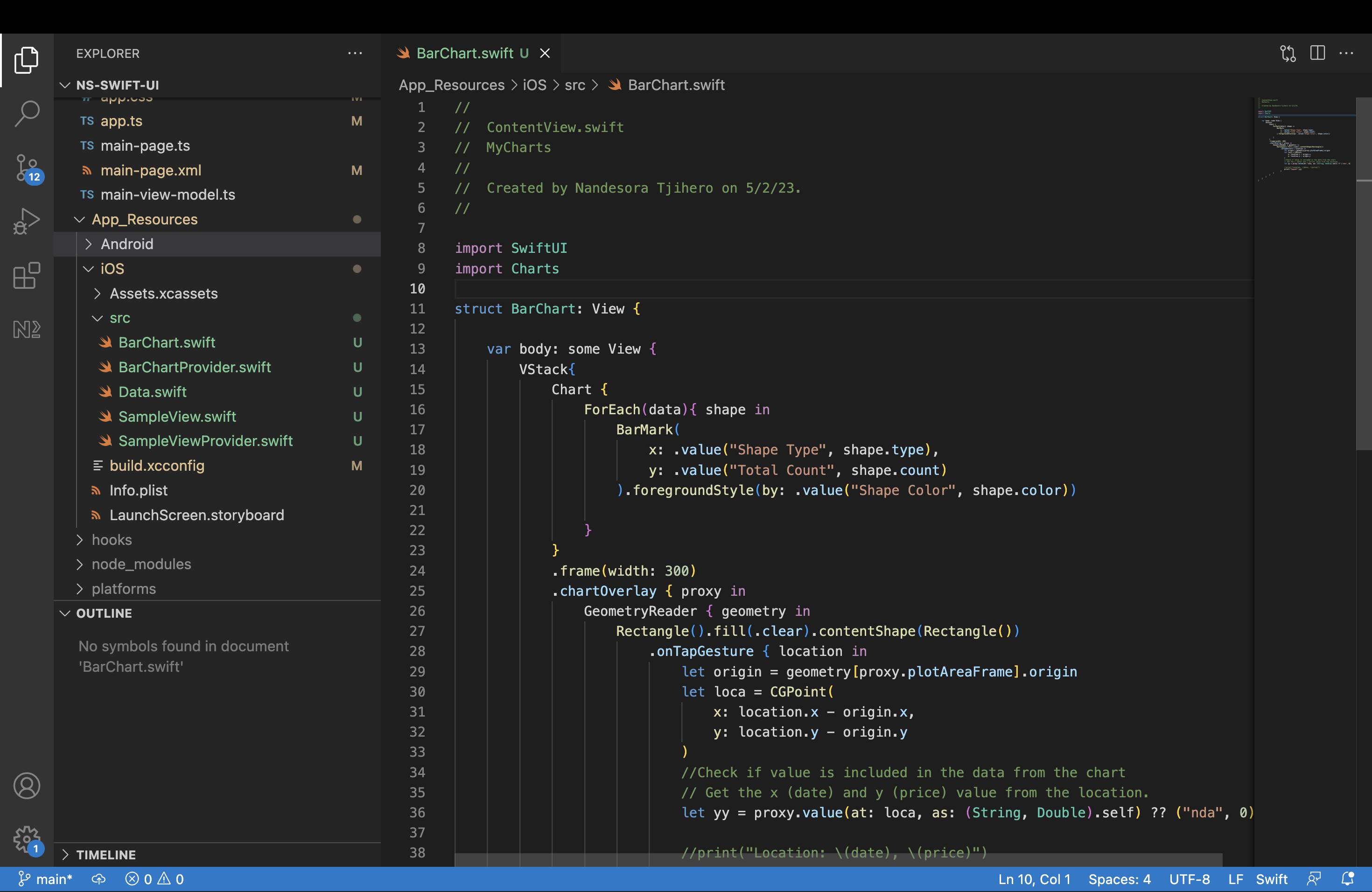 SwiftUI Source Files Example