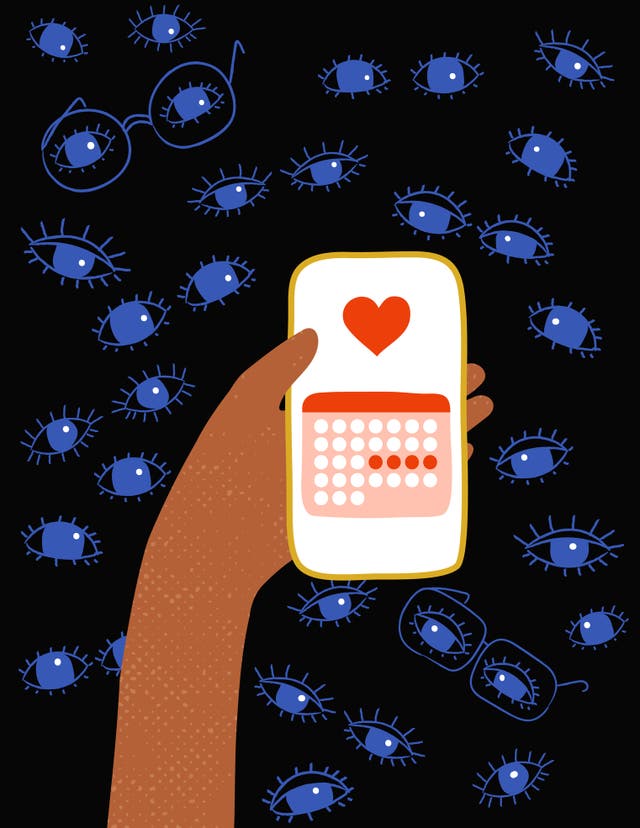 <p>Period tracker app surveillance</p>