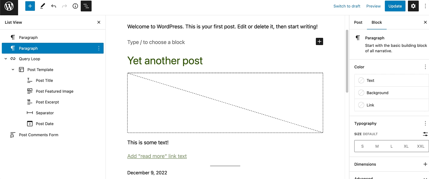 Adding an archive title block