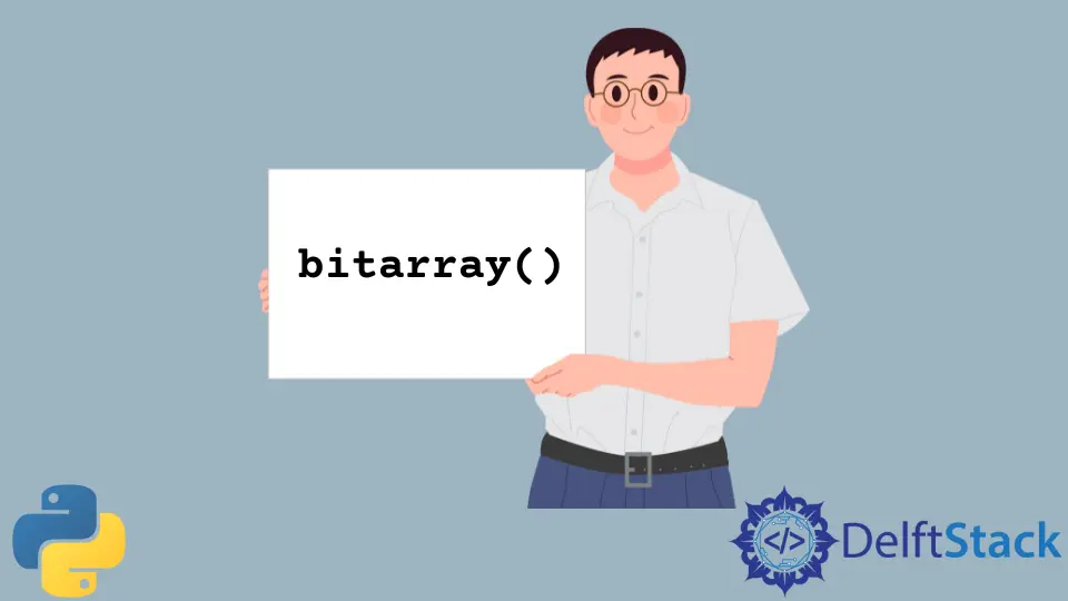 Como criar um BitArray em Python